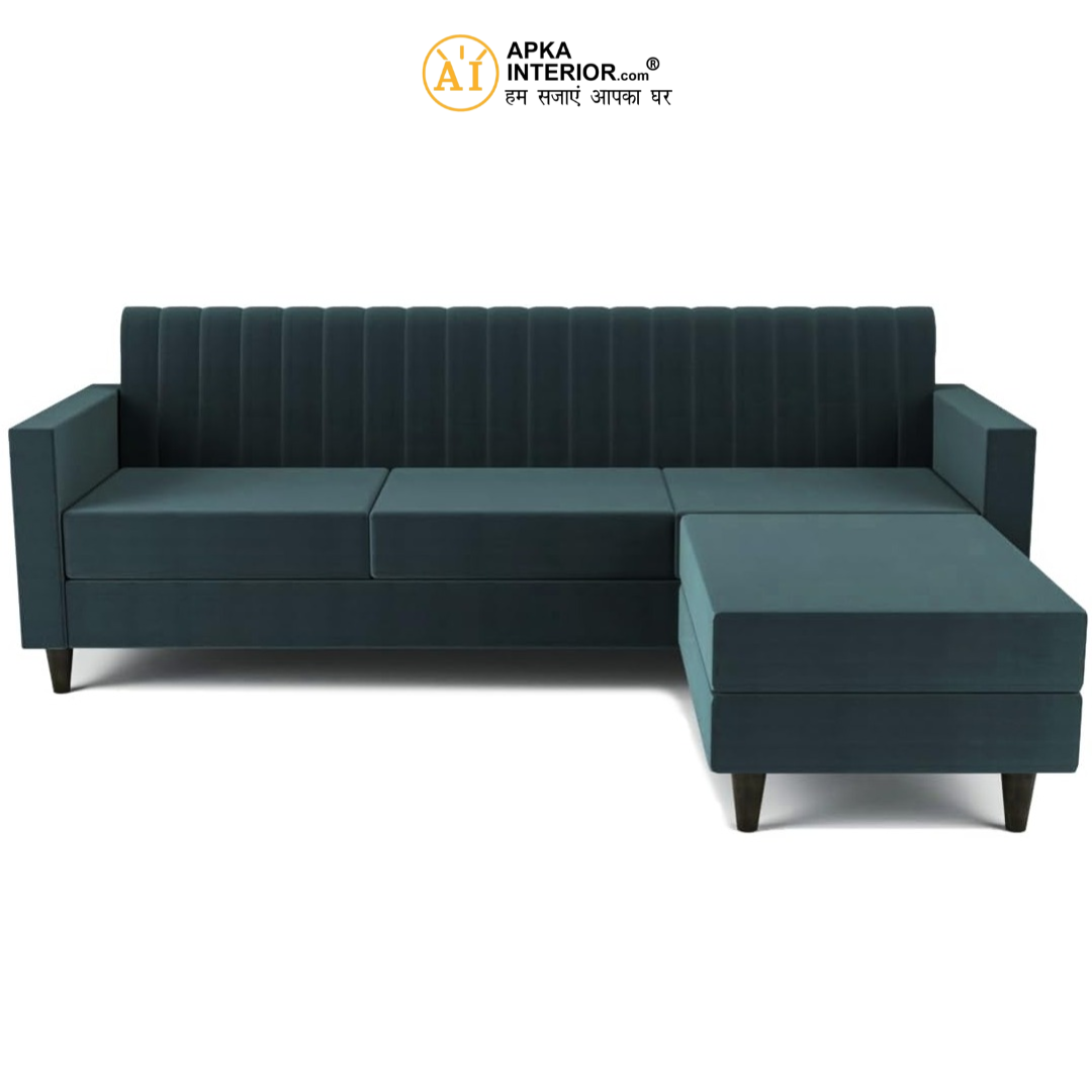 Budget-Friendly L-Shaped Sofa Set