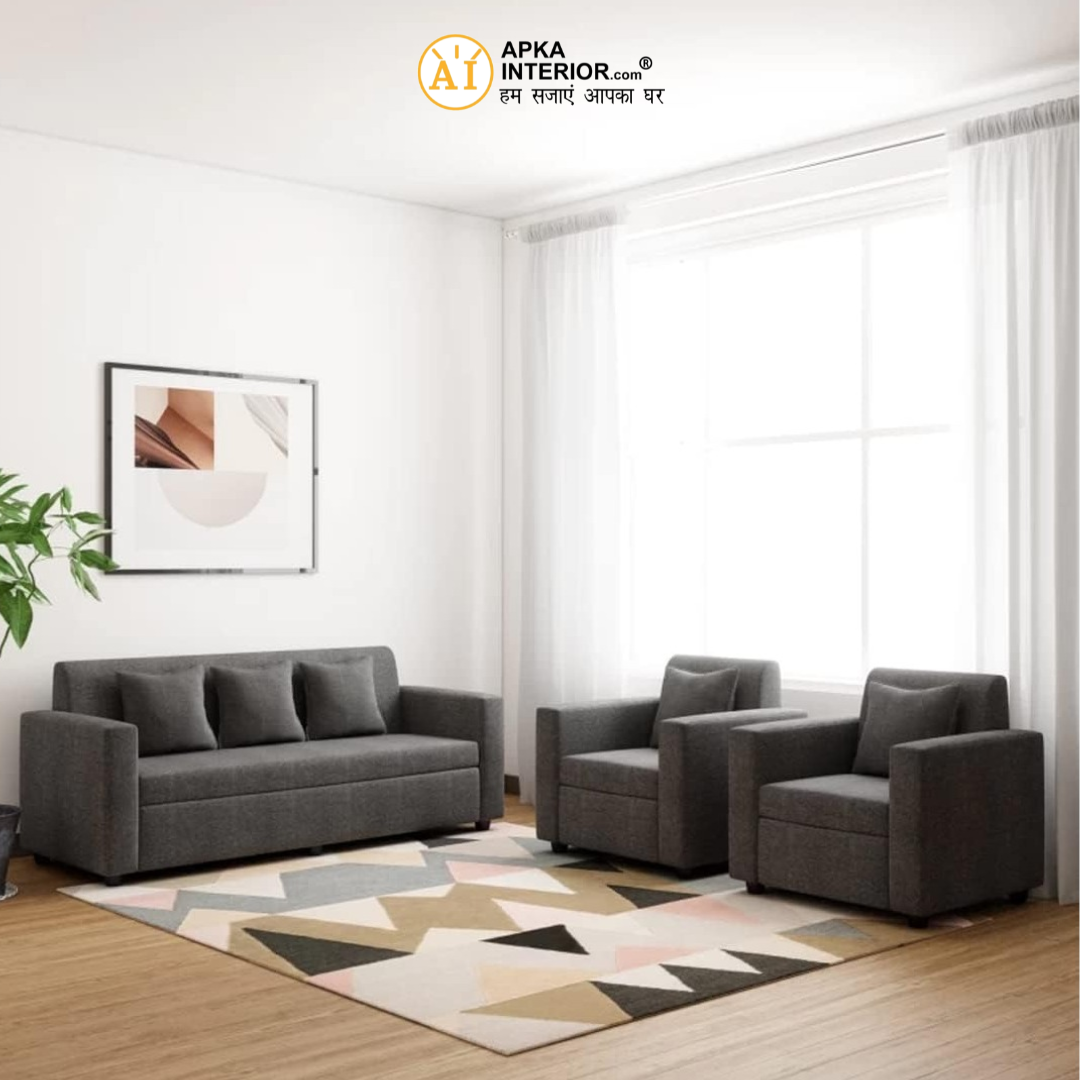 Budget-Friendly Living Room Sofa Set – 5 Seater