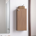 Marbin Modern Engineered Wood Bathroom Storage Cabinet with Door (Exotic Teak) - photo