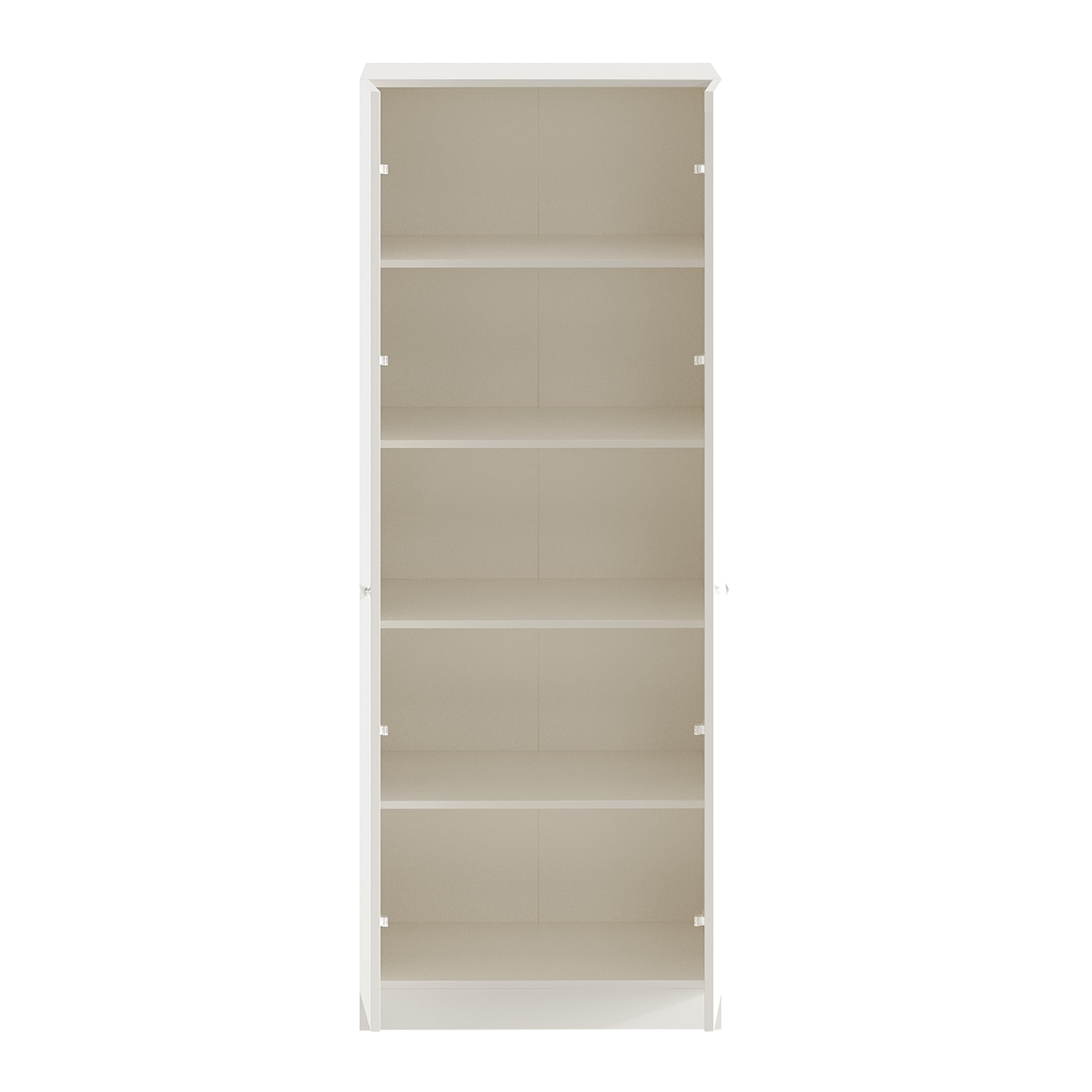 Fanciable Engineering Wood 2 Door Wardrobe Almirah for Clothes (White)