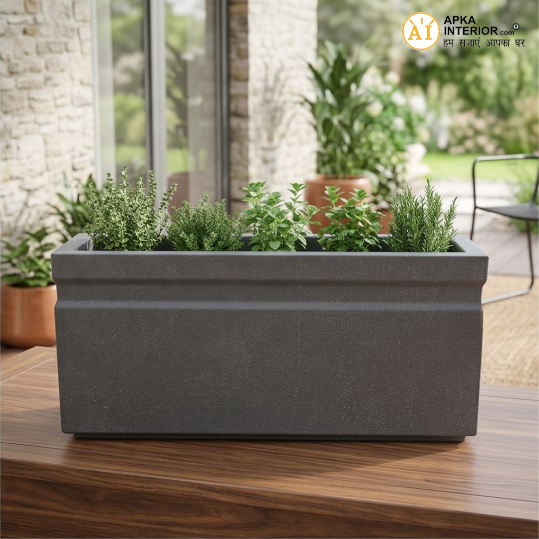 Kwid Window Planter (24x11x11) Inch (Greystone)
