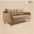 Apkainterior Ease Fabric 3 Seater Sofa (Finish Color - Latte) (71x32x34 Inches) - top_view