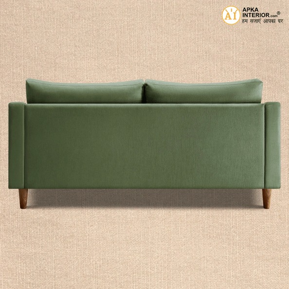 Ease Fabric 3 Seater Sofa (Finish Color - Chive) (71x32x34 Inches)