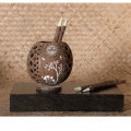 Coconut carvings Carriers: (Warli Art) (Code No: CO-G19 082) - photo