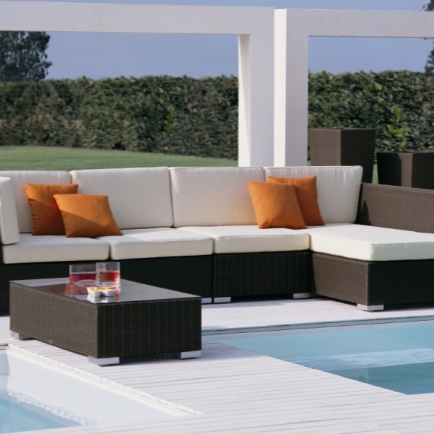 Paddington 4 Seater LHS Sectional Sofa - rear_view