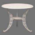 Castle white colored  Iron Table - photo