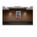 Lady wall painting - photo