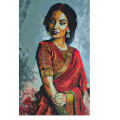 Lady wall painting - top_view