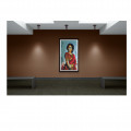 Lady wall painting - rear_view