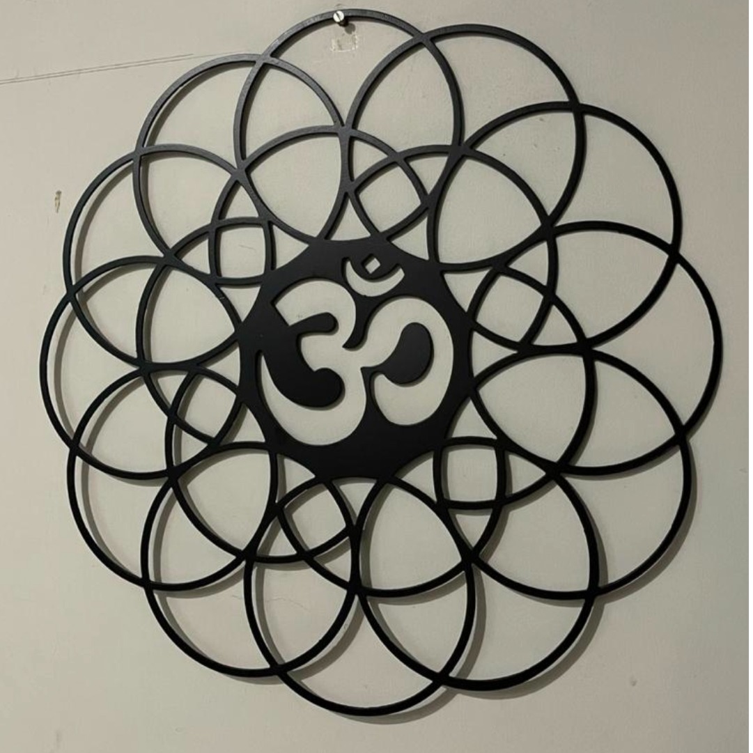 om Metal Wall Art  / 20 x 20 - top_view