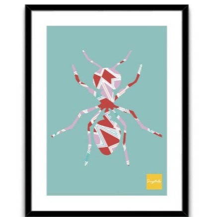 Spider wall art - top_view