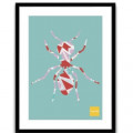 Spider wall art - top_view