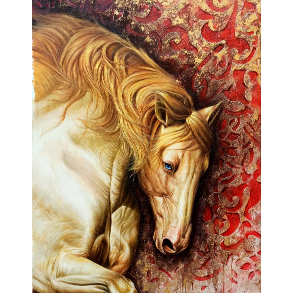Vastu Art Horses Painting - top_view