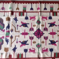 5*8 Cotton Durry Panja Dhurrie Rug Area Rug Handwoven - front_view