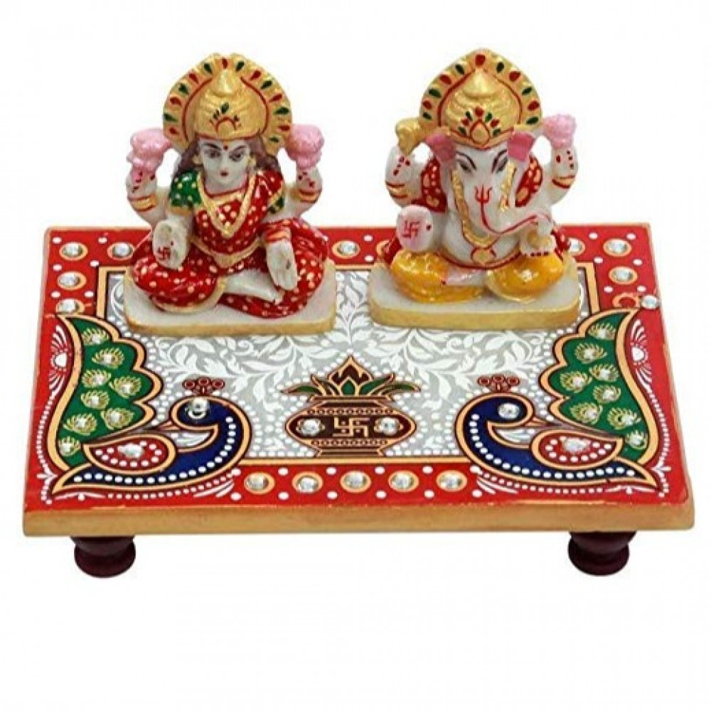 God Ganesha and Laxmi chowki - photo