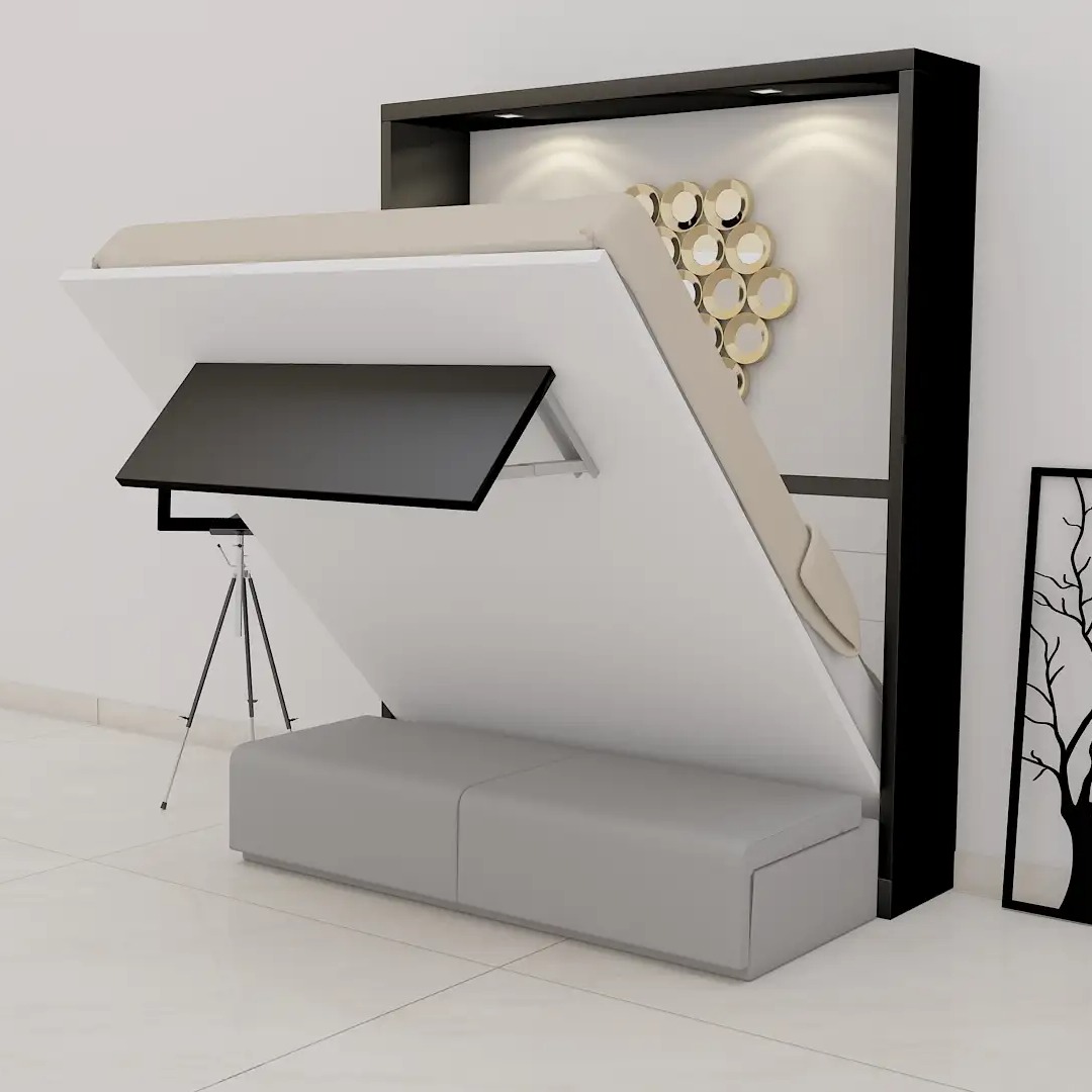 Neptune D Wallbed with Sofa Queen size