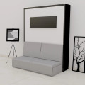 Neptune D Wallbed with Sofa Queen size - rear_view