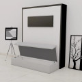 Neptune D Wallbed with Sofa Queen size - left_view