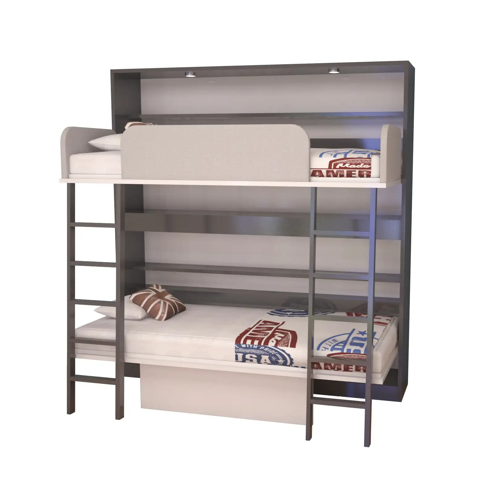 Electra Bunk Wallbed Single size - top_view
