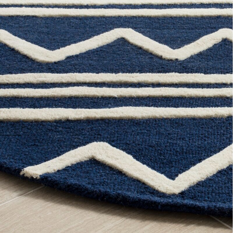 Brenner Navy Ivory Area Hug
