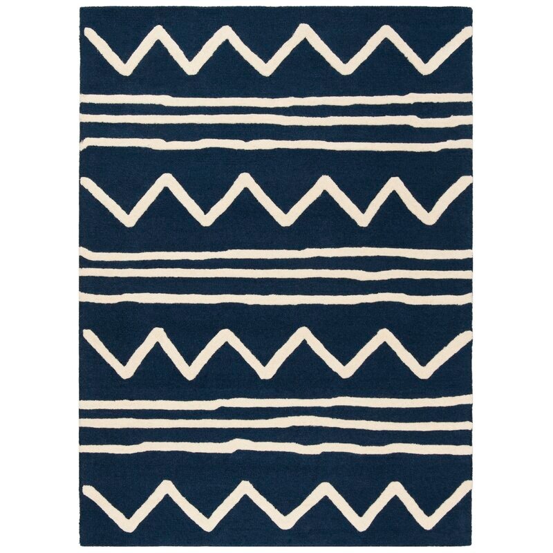 Brenner Navy Ivory Area Hug