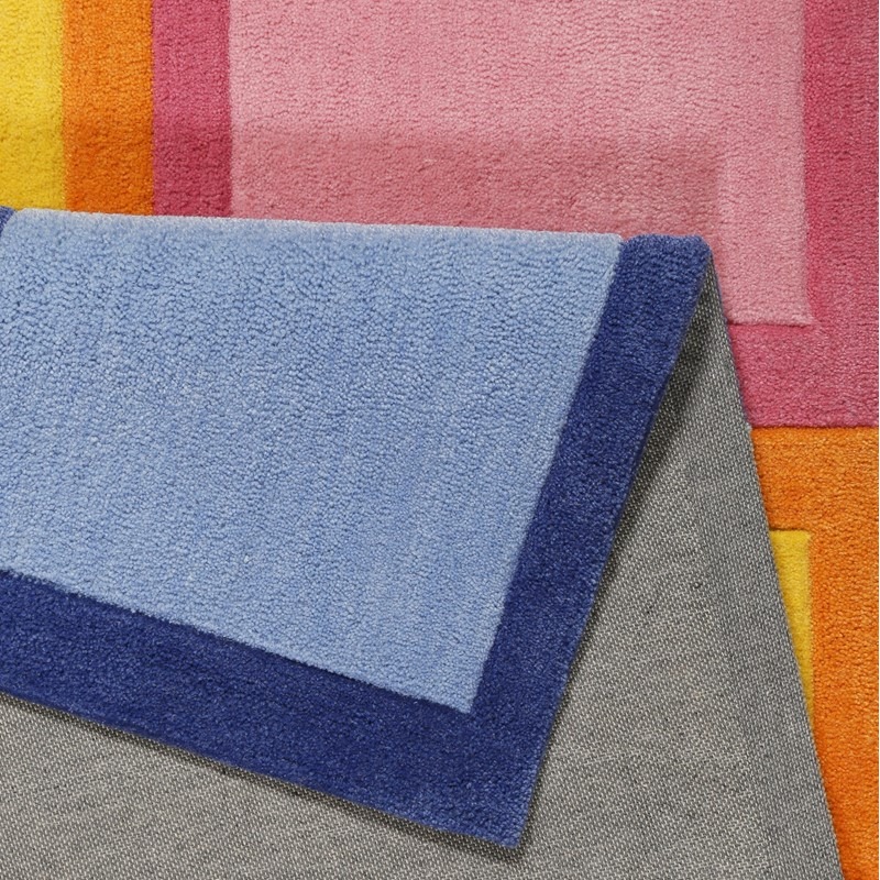 Multicolor Kids Area Woolen Rug