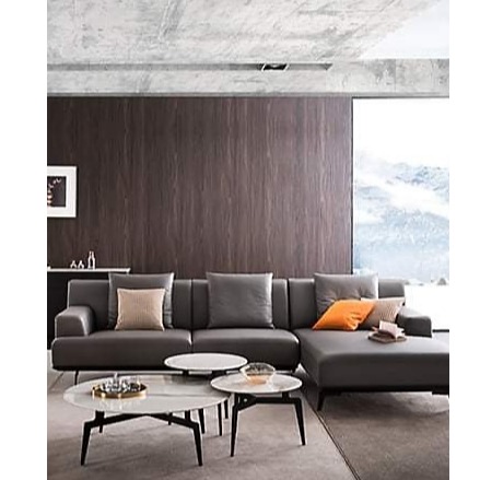 Madeira L Shape 5 Seater Sofa Grey Color