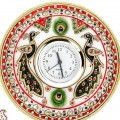 Peacock Marble Round Watch 2 - front_view
