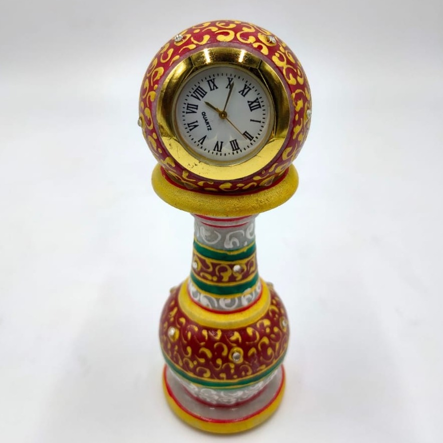 Marble Table Top Watch - front_view