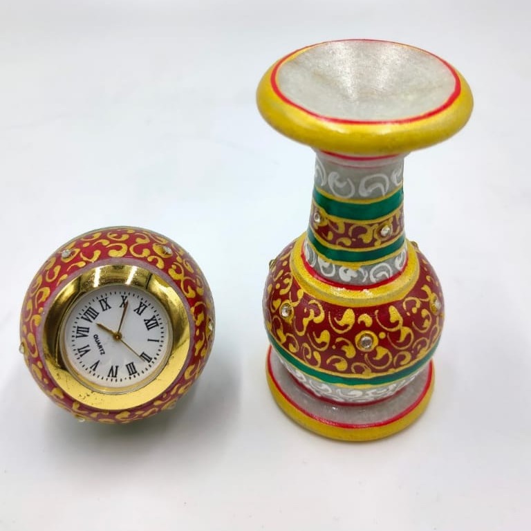 Marble Table Top Watch - right_view