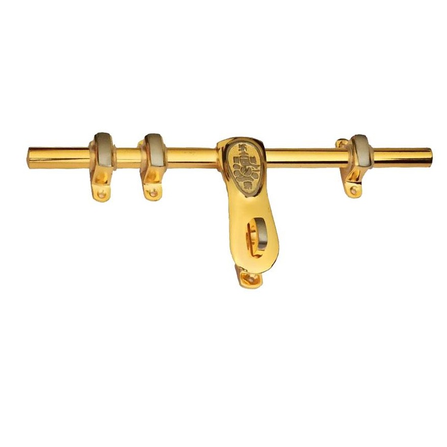 Gold & Silver Finish Brass Door Aldrop