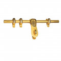 Gold & Silver Finish Brass Door Aldrop - rear_view