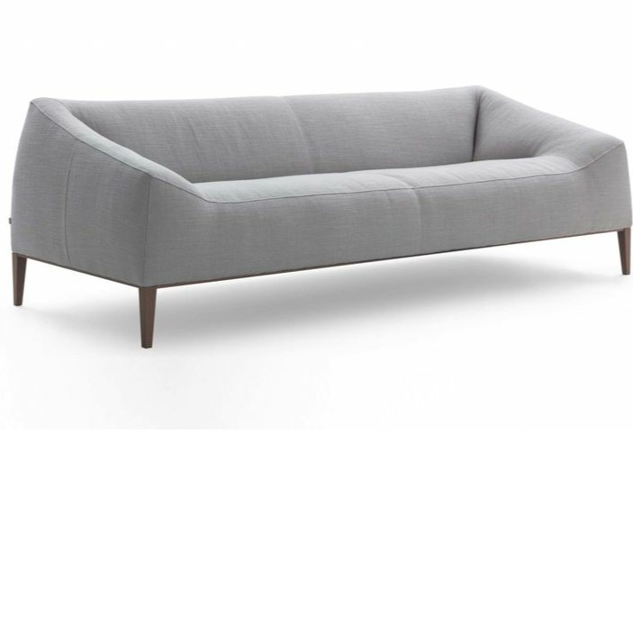 Carmel 3 Seater Sofa Grey Colour - front_view