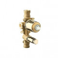 Showerhead, Vibrant Brushed Modern Brass - rear_view