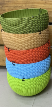 Hanging Plant Container Euro 8" - Set of 6