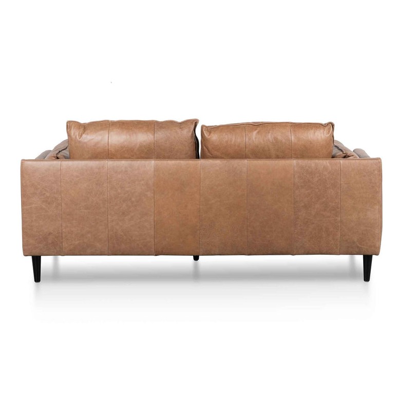 Brown Buff Leather 2 Seating Sofa