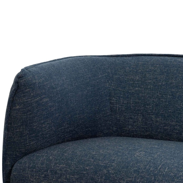 Fujairah 3 Seater Blue Sectional Sofa