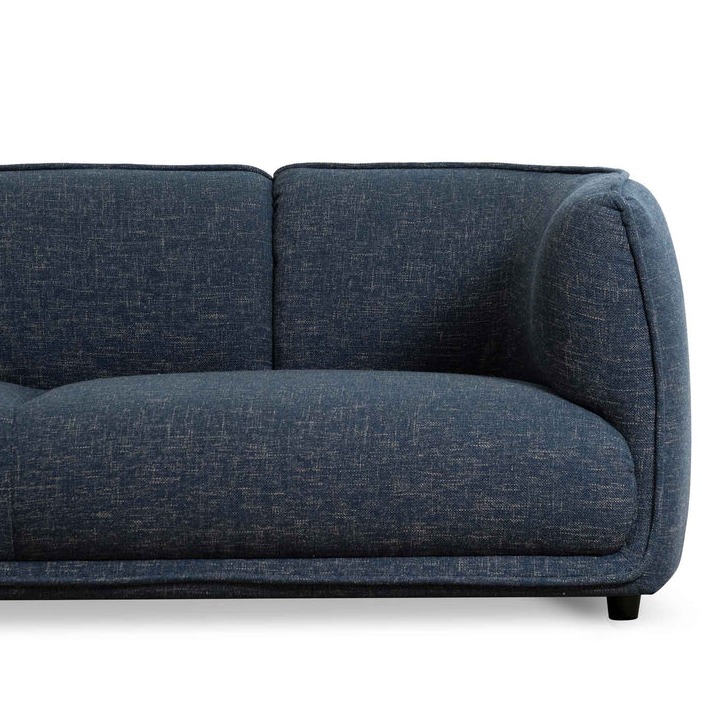 Fujairah 3 Seater Blue Sectional Sofa - left_view
