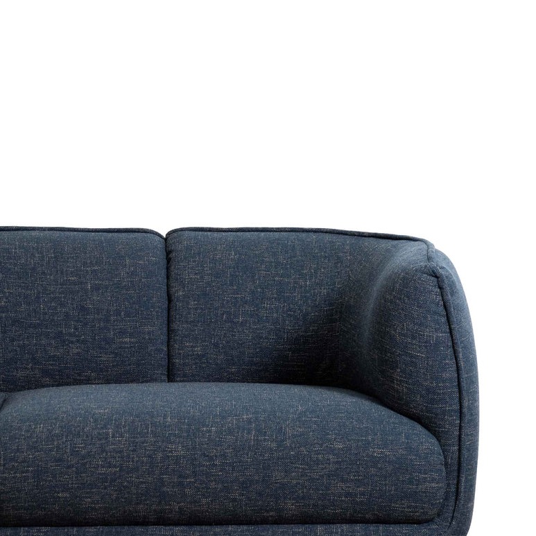 Fujairah 3 Seater Blue Sectional Sofa