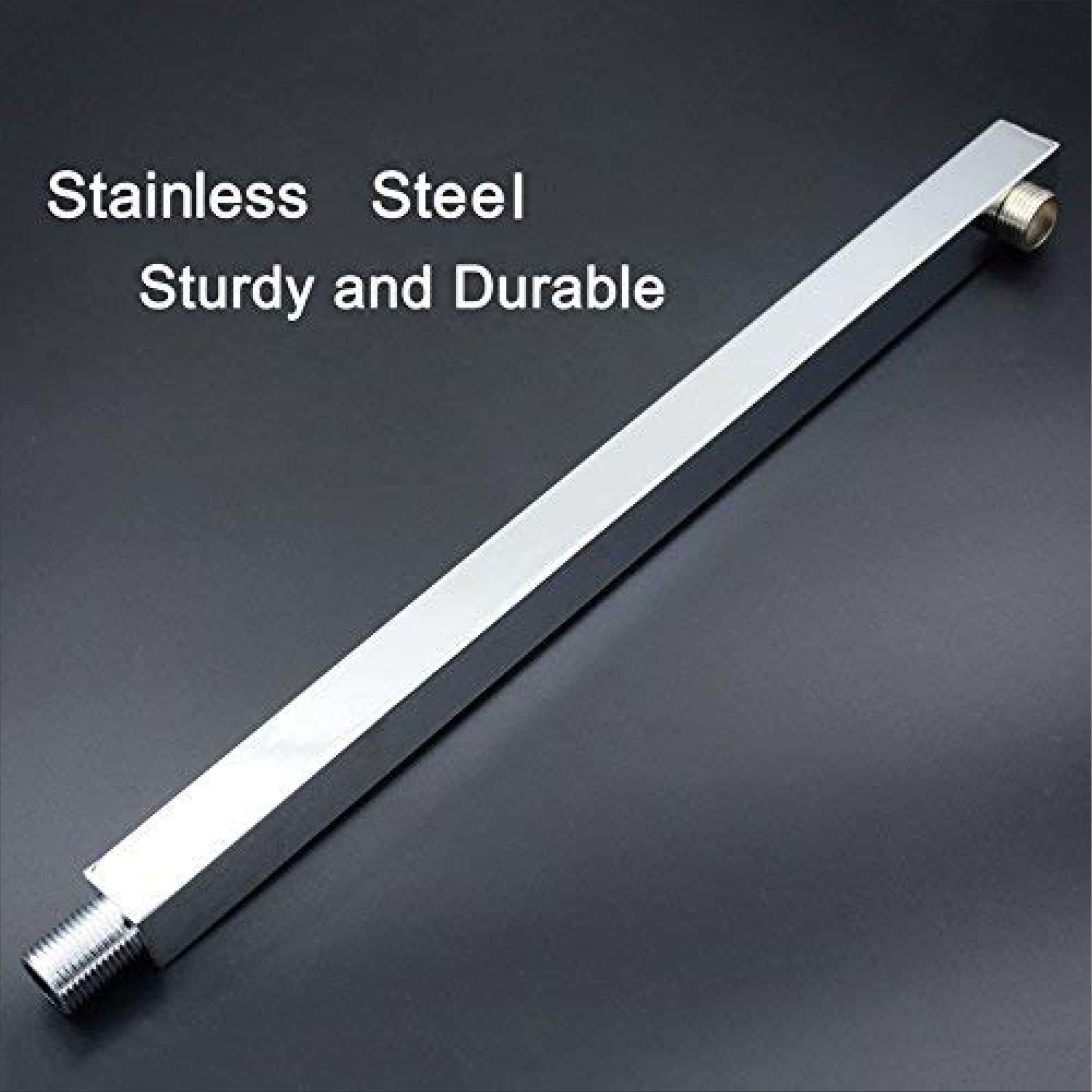 Ultra Slim SS Shower Chrome Finished Head Square