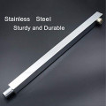 Ultra Slim SS Shower Chrome Finished Head Square - left_view