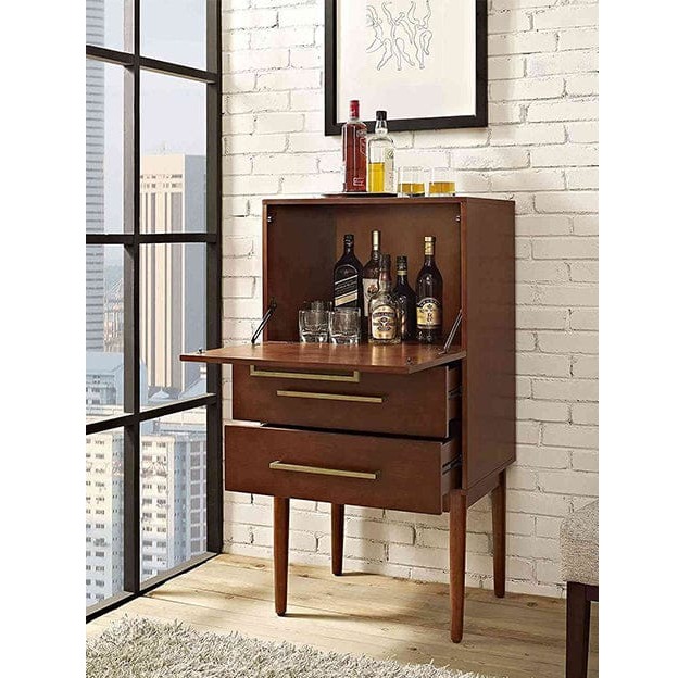 Mid century bar cabinet