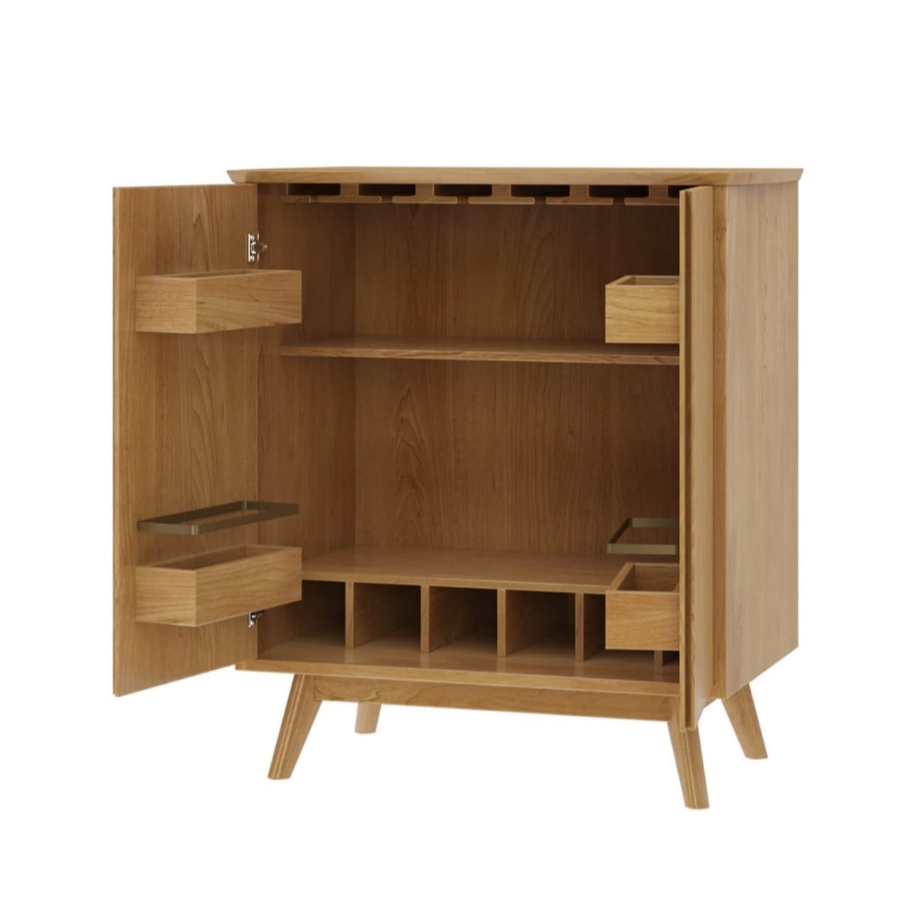 Midcentury Modern Bar Cabinet