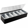 Garnish Tray in 6 Compartment - front_view