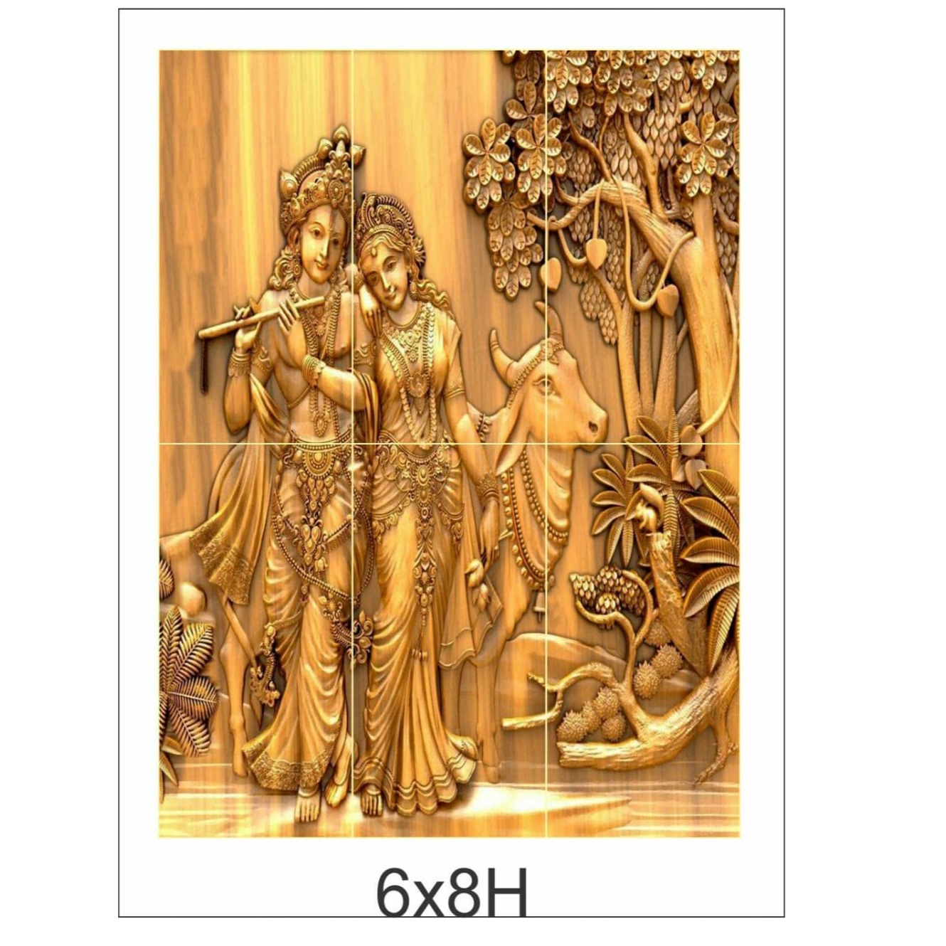 Radha Krishna Ceramic Tile
