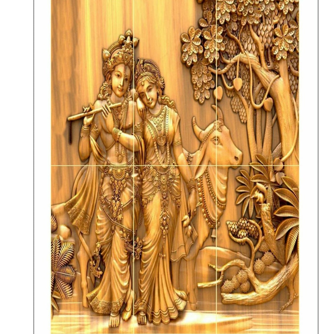 Radha Krishna Ceramic Tile