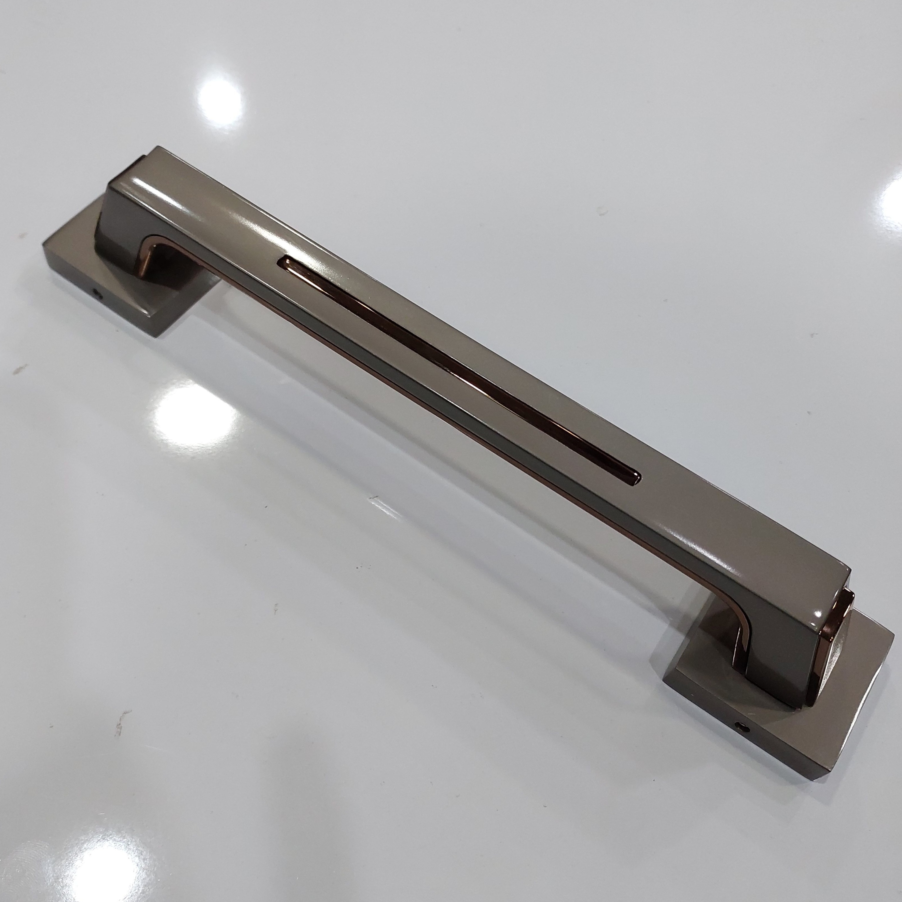 Door Handle 8" Silver Matt Finish (Pack of 2)