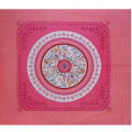 Pure Cotton Double Bedsheet with Pillow Covers Floral Print - Pink - front_view