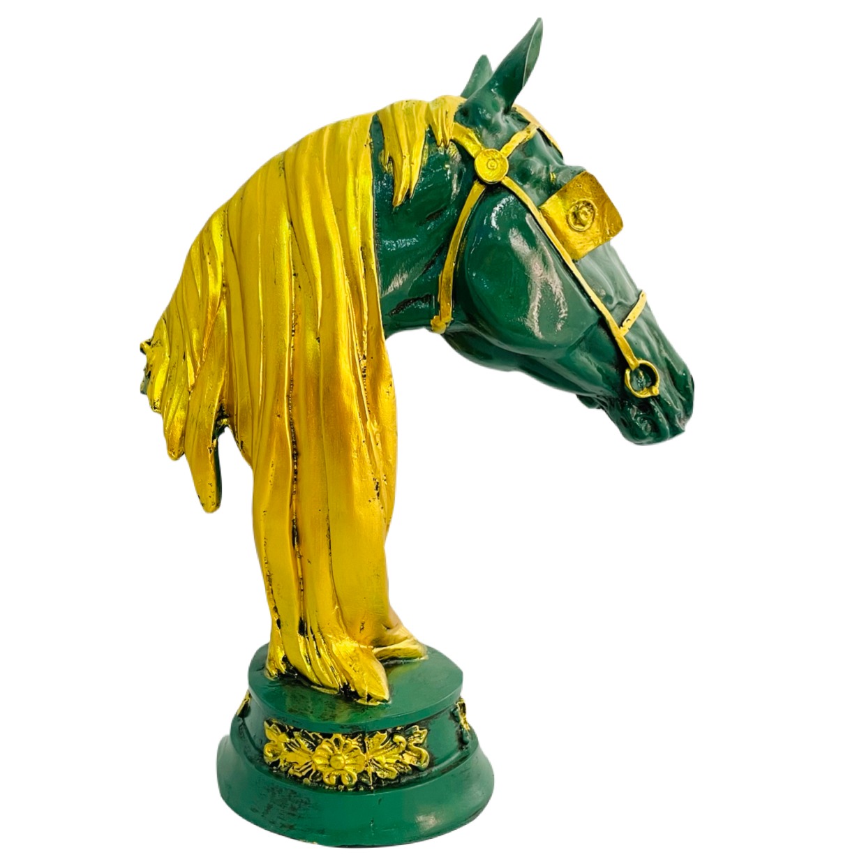 Handmade Horse Head Statue Stone Finish Animal Figurines Gifts