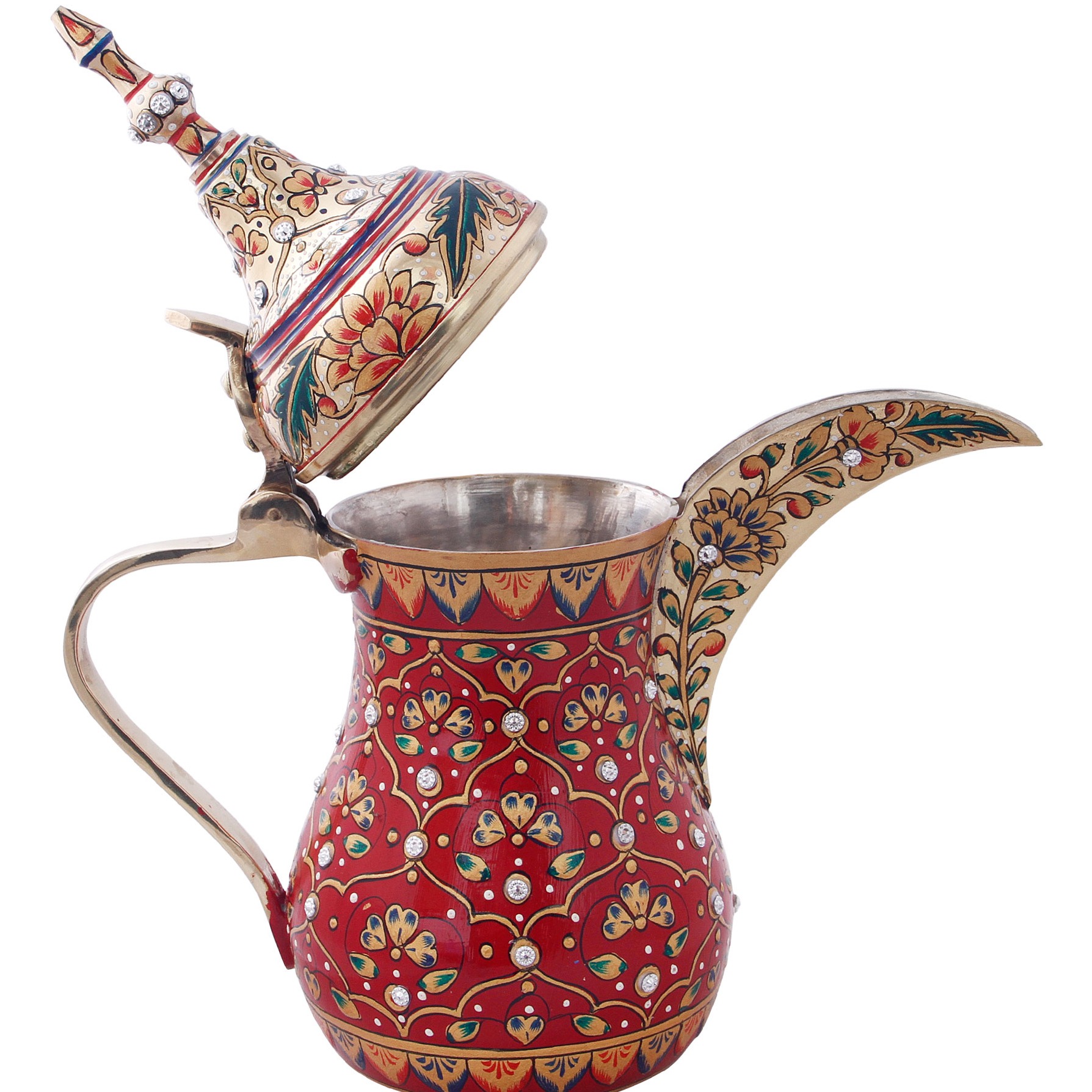 Arabic Dallah Brass Coffee Pot- Majestic